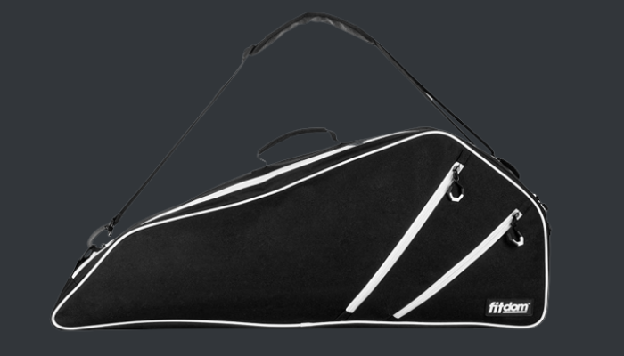 Fitdom Black Tennis, Sleek Design Racquet Bag